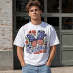 USA Patriotic Freedom 250th Anniversary 4th of July Men's T-Shirt