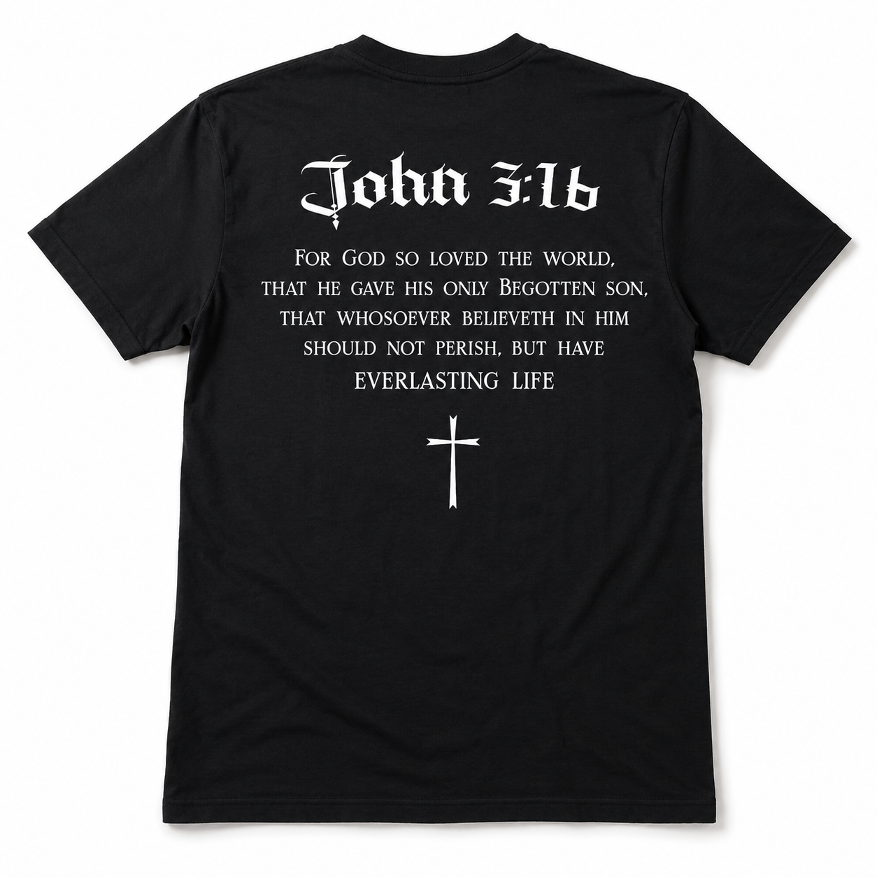 Christian Bible Verse Graphic T-Shirt Faith Religious Casual Tee