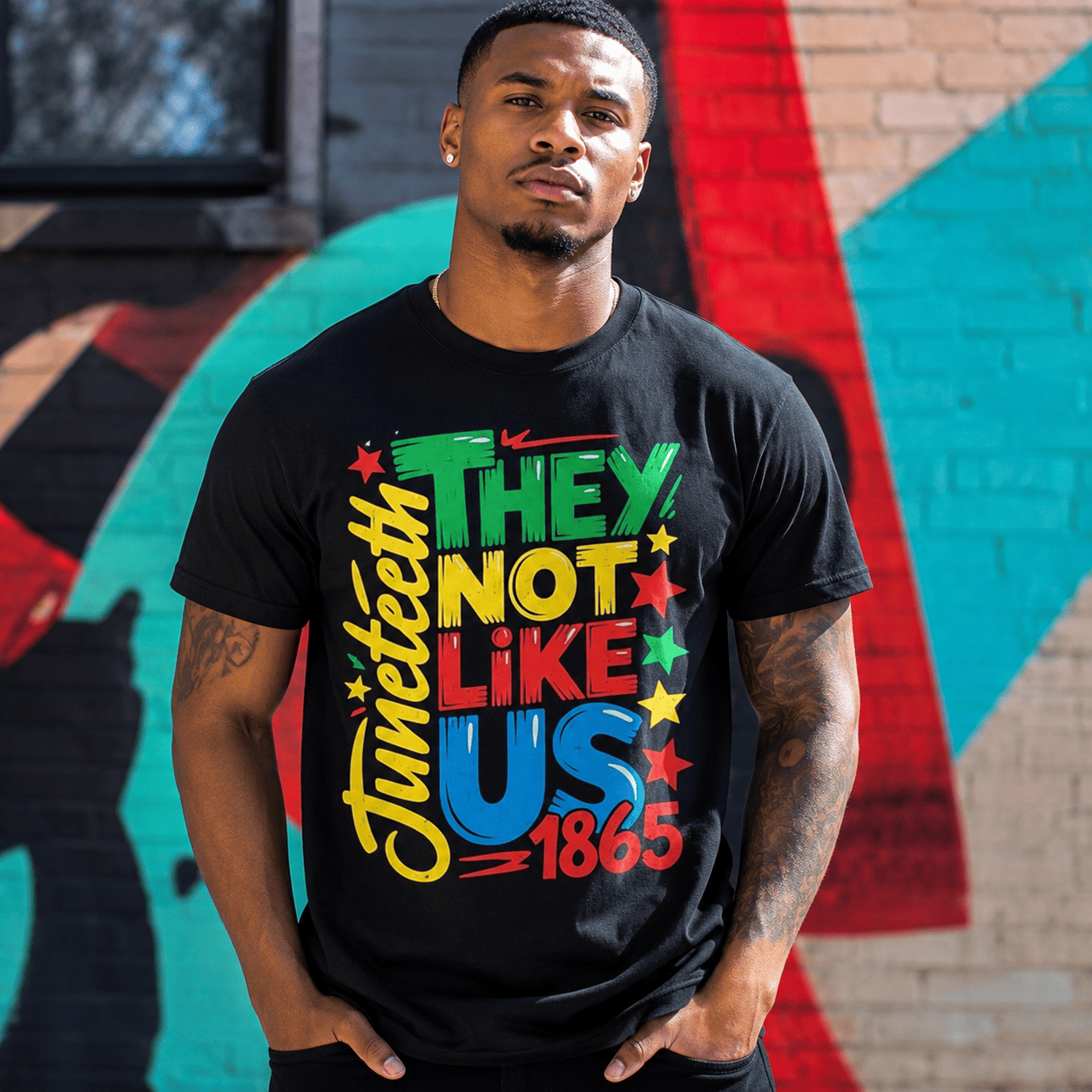 Juneteenth They Not Like Us T-Shirt | 1865 Freedom Day Graphic Tee