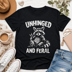 Women Retro Raccoon Trash Panda Graphic T-Shirt Funny Animal Vintage Casual Tee