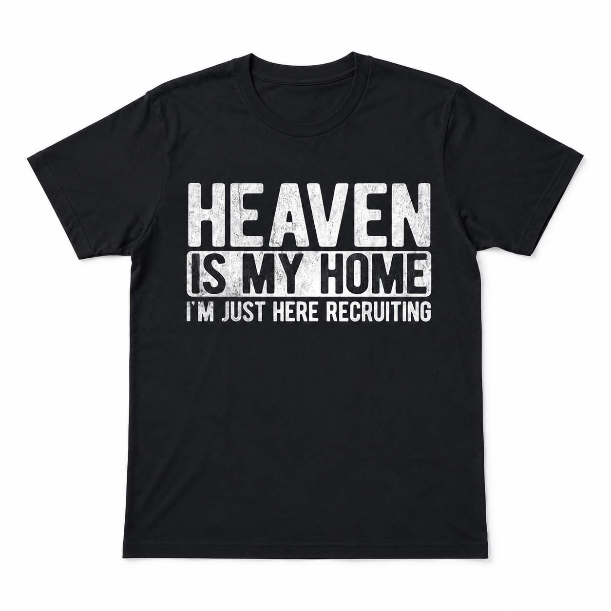 Heaven Is My Home T Shirt Christian Jesus Faith Graphic Casual Tee Top