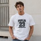 Christian Psalm 23 T-Shirt Faith Bible Verse Graphic Tee Casual Cotton Shirt