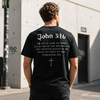 Christian Bible Verse Graphic T-Shirt Faith Religious Casual Tee