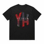 Yeshua Hamashiach Hebrew Christ Graphic T-Shirt Christian Faith Tee
