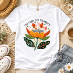 Women‘s Floral Graphic T-Shirt Casual Summer Crew Neck Short Sleeve Tee