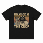 Cream of the Crop Funny Wrestling Graphic T-Shirt Retro Vintage Style Tee