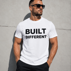 Built Different Graphic Tee - Bold Minimalist Urban Streetwear T-Shirt