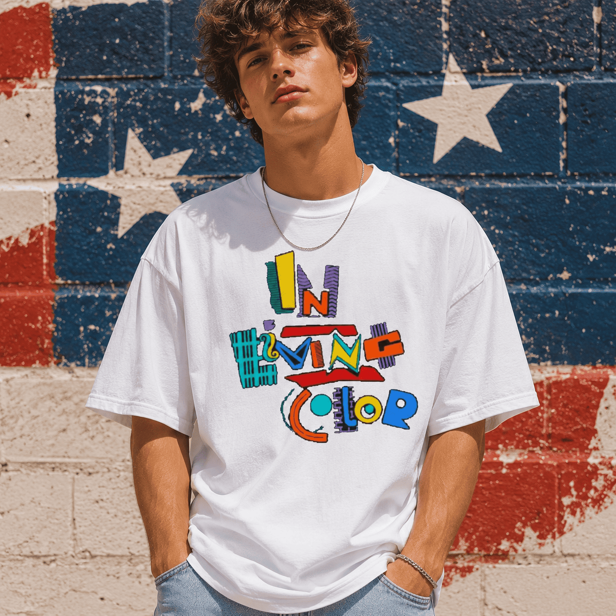 In Living Color Retro 90s TV Show Graphic T-Shirt Funny Vintage Style Tee