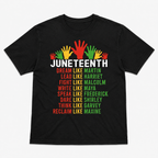 Juneteenth Inspirational Leaders T-Shirt | Black History Month Graphic Tee