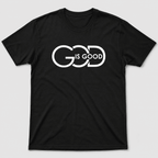 God Is Good Christian Graphic Tee - Minimalist Faith Statement T-Shirt