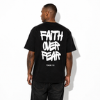 Faith Over Fear Psalms 118 Graphic T-Shirt Christian Inspirational Tee