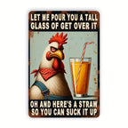Sign To Drink Tin Sign Funny Home Bar Metal Sign Novelty Pub Man Cave Wall Decor