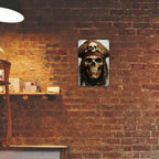 Pirate Skull Crossbones Tin Sign Retro Gothic Halloween Man Cave Wall Art