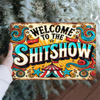 Humorous Novelty Metal Sign Vintage Swirl Illustration Sarcastic Family Gift