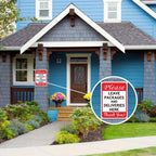 Please Leave Packages Here Metal Sign Delivery Drop Off Zone Front Door Decor