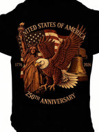 250th Anniversary Limited Edition Patriotic Graphic Men's T-Shirt
