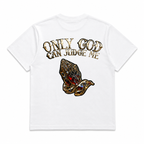 Only God Can Judge Me T-Shirt Men Graphic Tee Christian Faith Streetwear