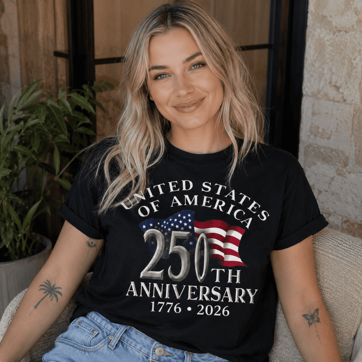 USA 250th Anniversary T-Shirt | America Semiquincentennial 1776-2026 Graphic Tee
