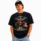 USA 250th Anniversary 1776-2026 Eagle Patriotic July 4th Men's T-Shirt