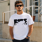 Vintage Ride Motorcycle Graphic T-Shirt Men's Biker Street Style Tee