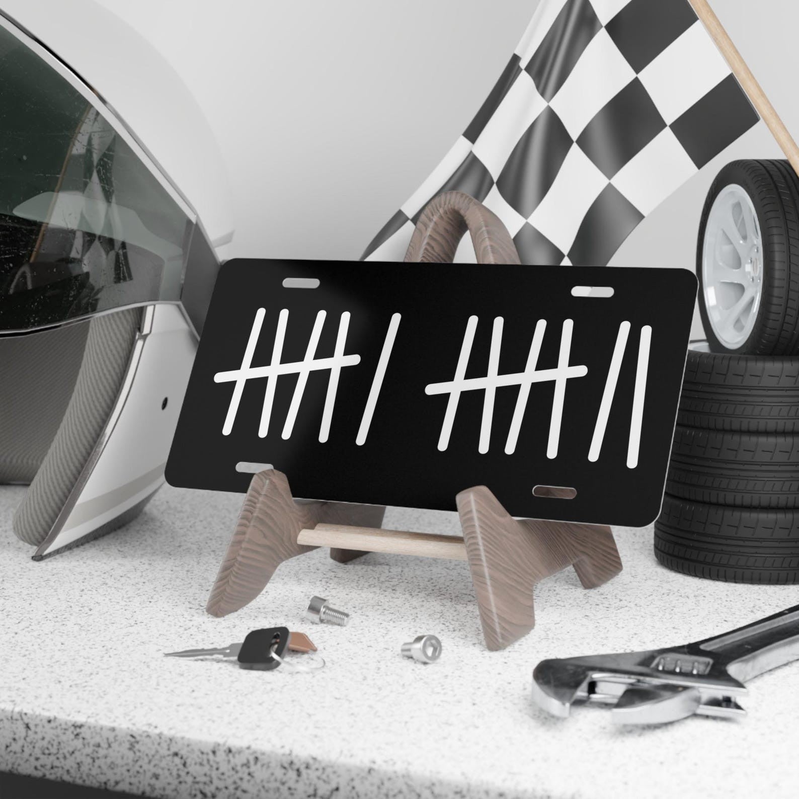 Six Seven License Plate Sign Gift for Her Him Kids Room Home Decor