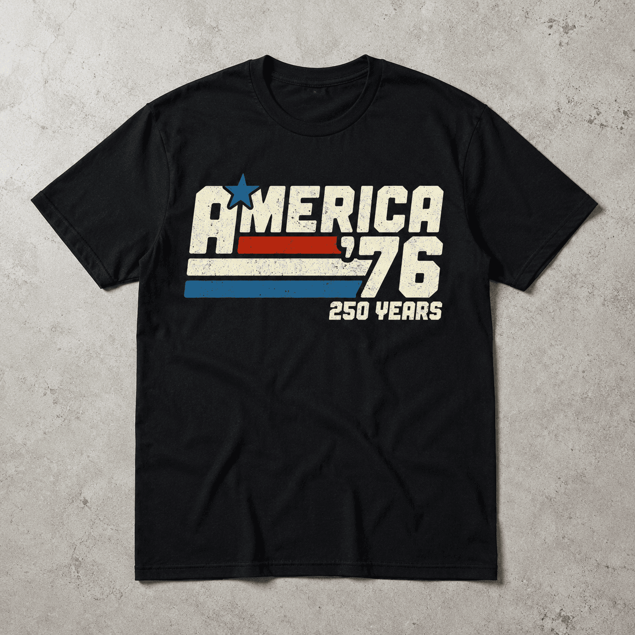 America 250th Anniversary USA 1776-2026 Patriotic Retro Men's T-Shirt