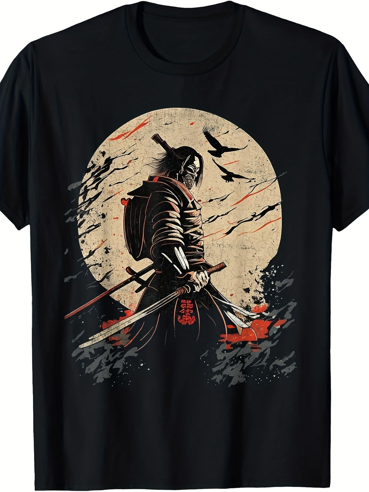 Bushido Code Samurai Graphic T-Shirt Japanese Warrior Quote Tee