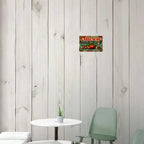 Gardening Cheaper Than Therapy Metal Tin Sign - Funny Tomato Plant Wall Decor