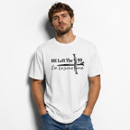 He Left The 99 To Save Me Christian Cross Faith Graphic Unisex T-Shirt