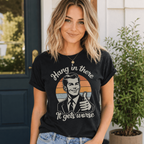 Women Graphic T-Shirt Thumbs Up Hand Print Casual Crew Neck Short Sleeve Tee Top
