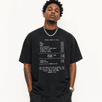 Jesus Paid It All Receipt Graphic Tee - Modern Christian Faith T-Shirt