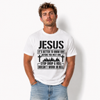 Men's Jesus It's Better To Know Him Funny Christian Graphic T-Shirt Tee