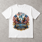 USA 250th Anniversary America 1776-2026 Patriotic July 4th Men's T-Shirt