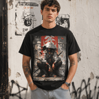 Samurai Katana Ninja Anime Graphic T-Shirt Japanese Streetwear Style Tee