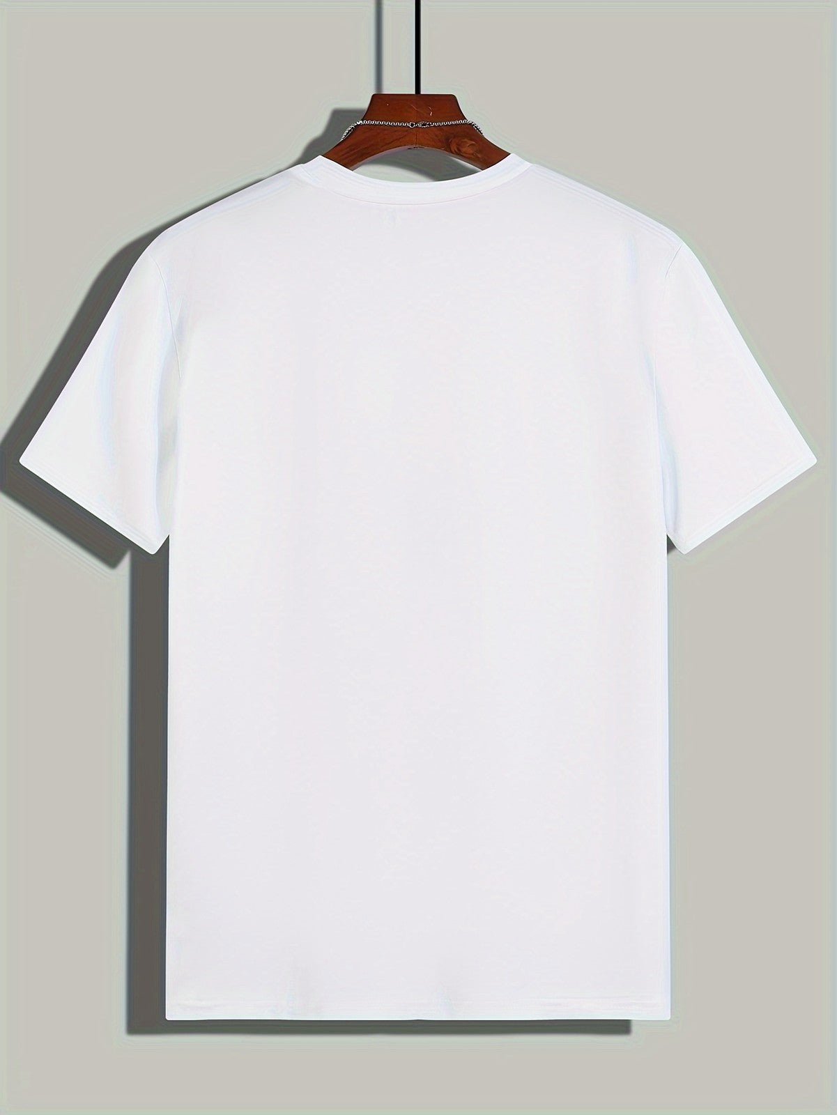 Men's Cross Heart Graphic T-Shirt Christian Faith Casual Short Sleeve Tee