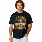 USA 250th Anniversary Faith and Freedom T-Shirt Christian Patriotic 1776-2026