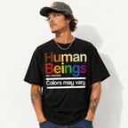 Human Beings 100 Percent Organic Colors May Vary Kindness Quote Unisex T-Shirt