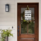 Funny Cleaning Fairy Metal Sign - Sarcastic Laundry Room Kitchen Tin Decor