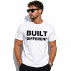 Built Different Graphic Tee - Bold Minimalist Urban Streetwear T-Shirt