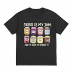 Jesus Is My Jam T-Shirt | Funny Christian Mason Jar Graphic Tee