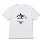 Minimalist Mountain Reflection Graphic T-Shirt Outdoor Nature Scenic Tee
