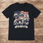 250 Years American Flag USA 250th Anniversary Patriotic 4th of July T-Shirt
