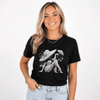 Women Elegant Pearl Fashion T-Shirt Short Sleeve Casual Round Neck Summer Tee