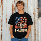Patriotic Eagle T-Shirt 250 Years of Freedom USA 1776-2026 Anniversary