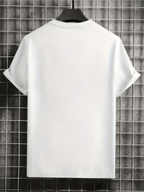Short Sleeve Men's Fashion Street Style Casual Trendy Graphic T-Shirt with Retro