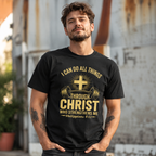 Christian Strength T Shirt Funny Faith Graphic Casual Streetwear Tee Top