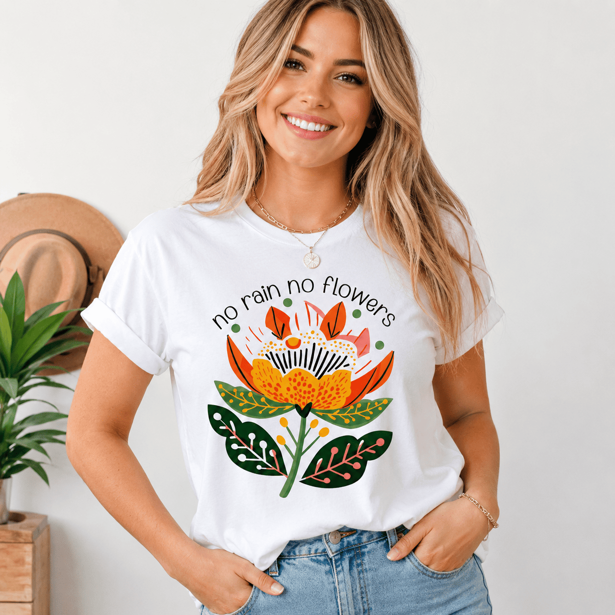 Women‘s Floral Graphic T-Shirt Casual Summer Crew Neck Short Sleeve Tee