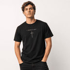I Know A Guy Cross T-Shirt | Minimalist Christian Faith Graphic Tee