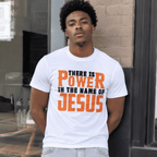 Jesus Name Power T Shirt Christian Faith Religious Graphic Casual Tee Gift