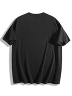 Black Cat Samurai Graphic T-Shirt Japanese Anime Style Streetwear Tee